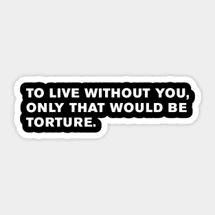 The Addams Family Quote Sticker